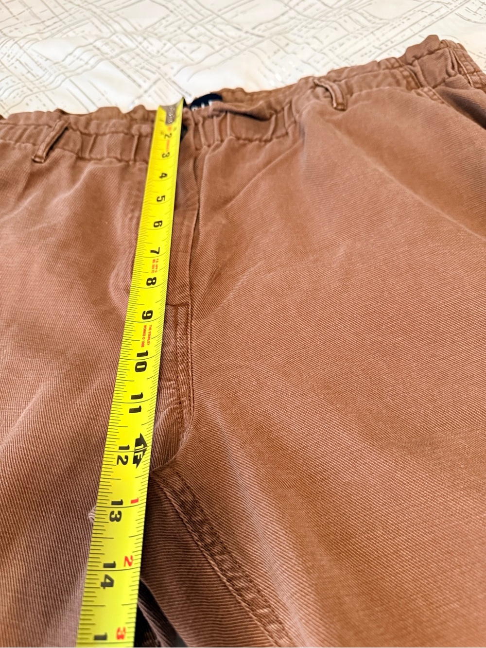 GAP Women’s Chino Jogger Pants Wide Leg Brown Size XL - Picture 8 of 10
